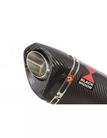 GSXR 750 K6 K7 2006 2007 Decata Silencieux / Silencieux Tri Ovale En Carbone 250mm