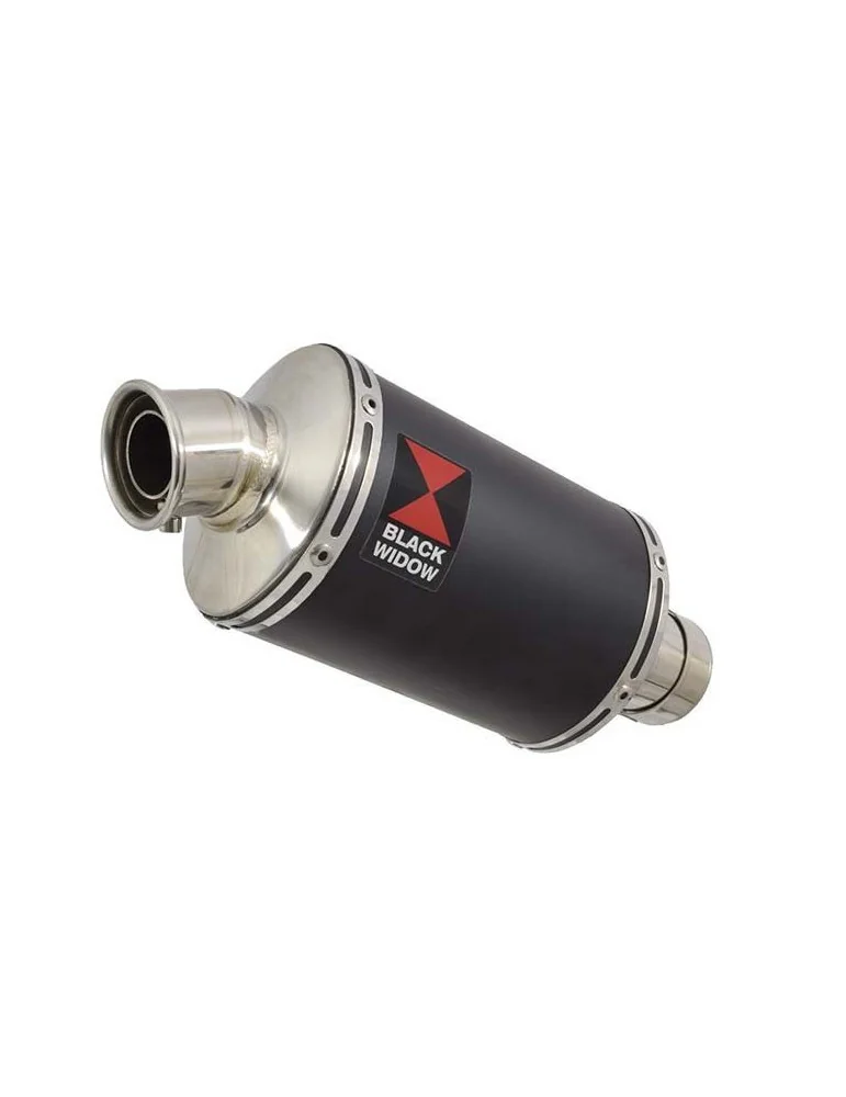 GSXR 750 K6 K7 2006 2007 Decata Silencieux / Silencieux Ovale Noir En Inox 230mm