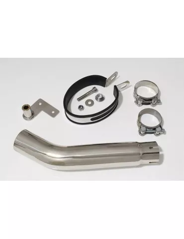 C​​BR 600 FA CBR600FA 2011-2013 Silencieux & tube de raccord avec Silencieux Ovale En Inox & Carbone Tip 200mm
