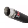 C​BR 600 FA CBR600FA 2011-2013 Silencieux & tube de raccord + Silencieux GP Rond Noir Inox 230mm