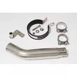 C​BR 600 FA CBR600FA 2011-2013 Silencieux & tube de raccord + Silencieux GP Rond Noir Inox 230mm