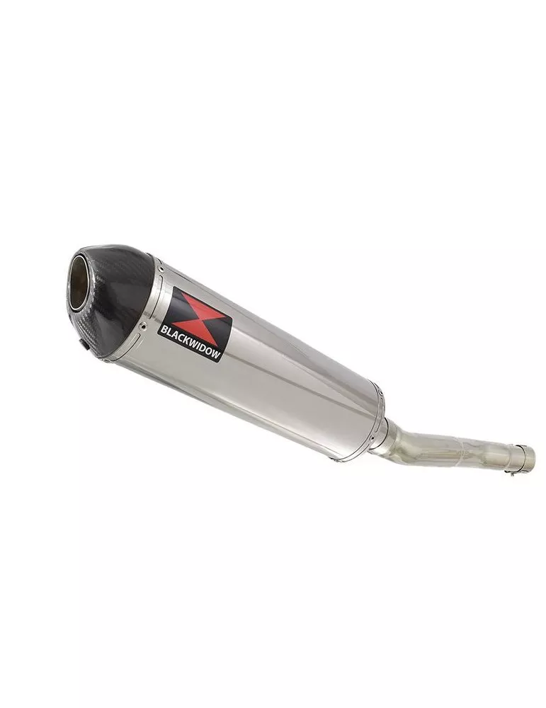 CBR250R MC41 2011-2014 Tube de raccord & Silencieux Ovale En Inox + Carbone Tip 400mm