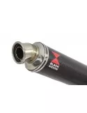 C​BR 600 FA CBR600FA 2011-2013 Silencieux & tube de raccord avec Silencieux Rond En Carbone 350mm