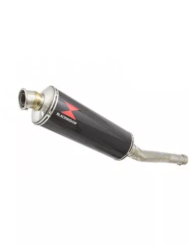 CBR250R MC41 2011-2014 Tube de raccord & Silencieux Ovale En Carbone 400mm