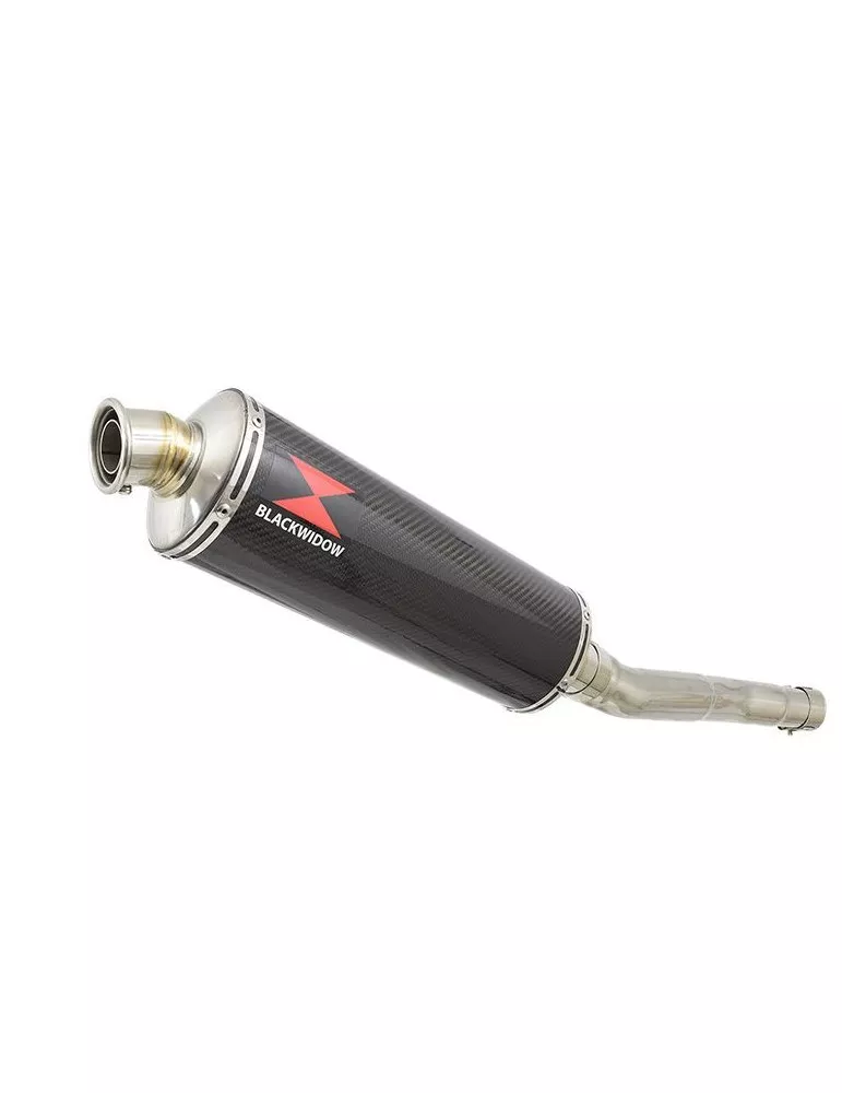CBR250R MC41 2011-2014 Tube de raccord & Silencieux Ovale En Carbone 400mm