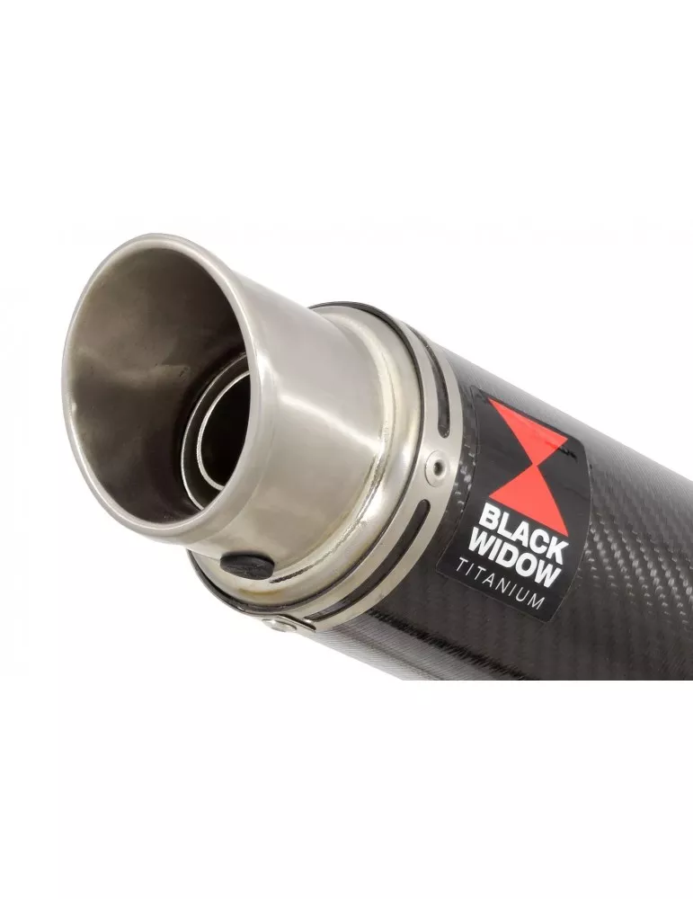 CBR 600 FA CBR600FA 2011-2013 Silencieux & tube de raccord avec Silencieux Rond GP Style Carbone + Titanium 230mm