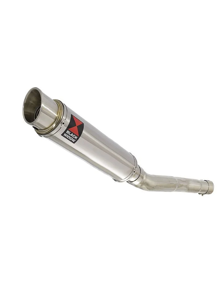 CBR250R MC41 2011-2014 Tube de raccord & Silencieux Rond GP Style En Inox 350mm