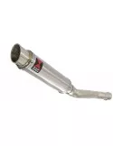 CBR250R MC41 2011-2014 Tube de raccord & Silencieux Rond GP Style En Inox 350mm