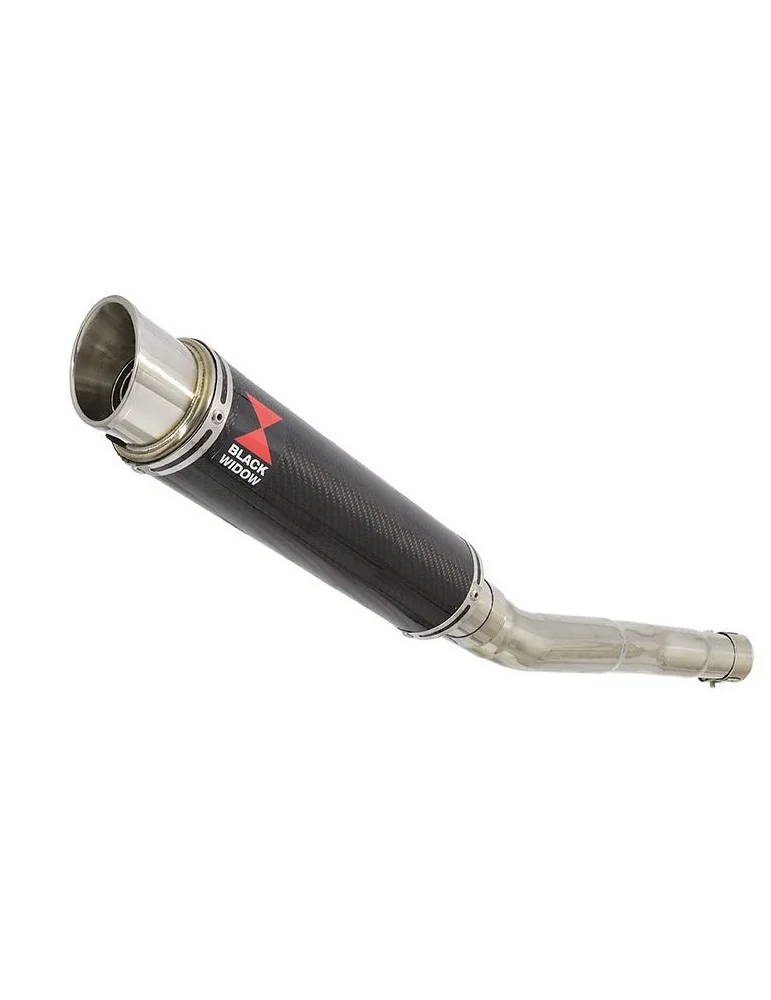 CBR250R MC41 2011-2014 Tube de raccord & Silencieux GP Rond En Carbone 350mm