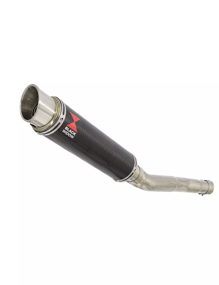 CBR250R MC41 2011-2014 Tube de raccord & Silencieux GP Rond En Carbone 350mm