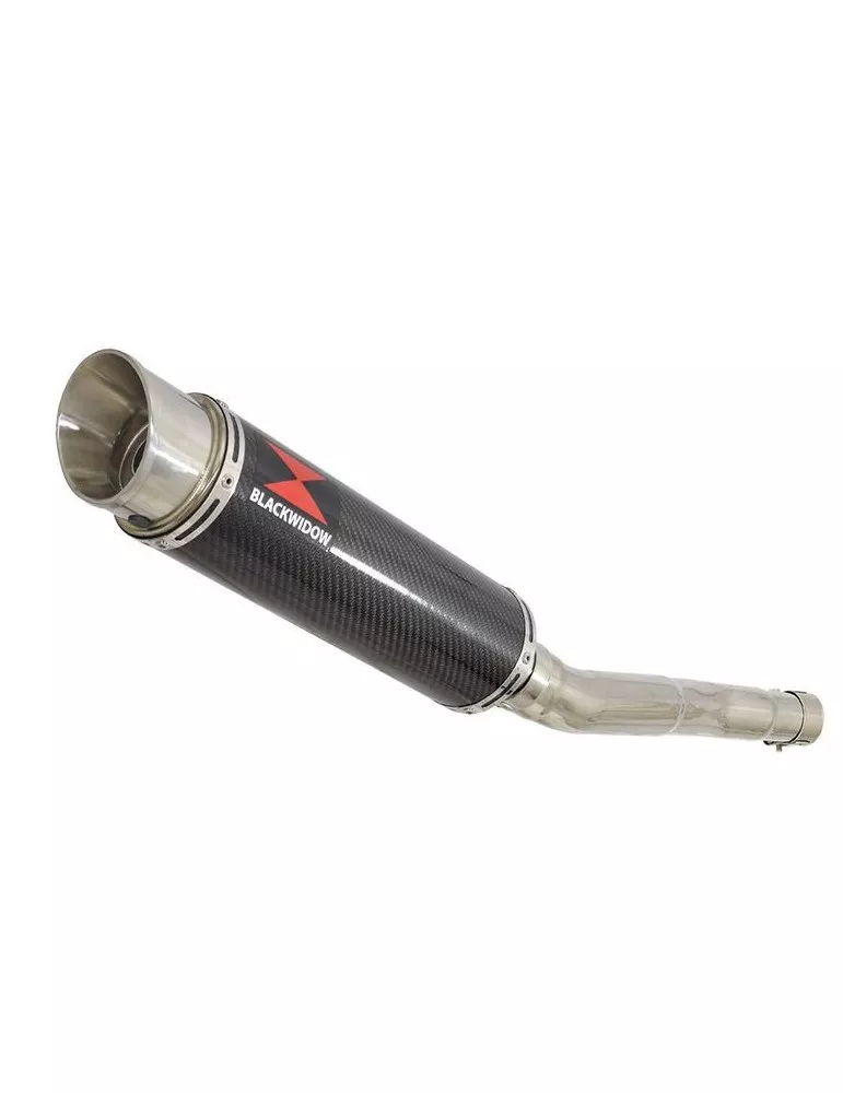 CBR250R MC41 2011-2014 Tube de raccord & Silencieux GP Rond En Carbone 360mm