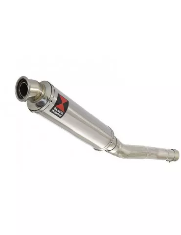 CBR250R MC41 2011-2014 Tube de raccord & Silencieux Rond En Inox 350mm