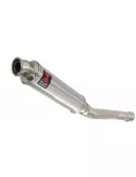 CBR250R MC41 2011-2014 Tube de raccord & Silencieux Rond En Inox 350mm
