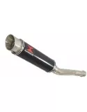 CBR250R MC41 2011-2014 Tube de raccord & Silencieux Rond GP Style Noir En Inox 360mm