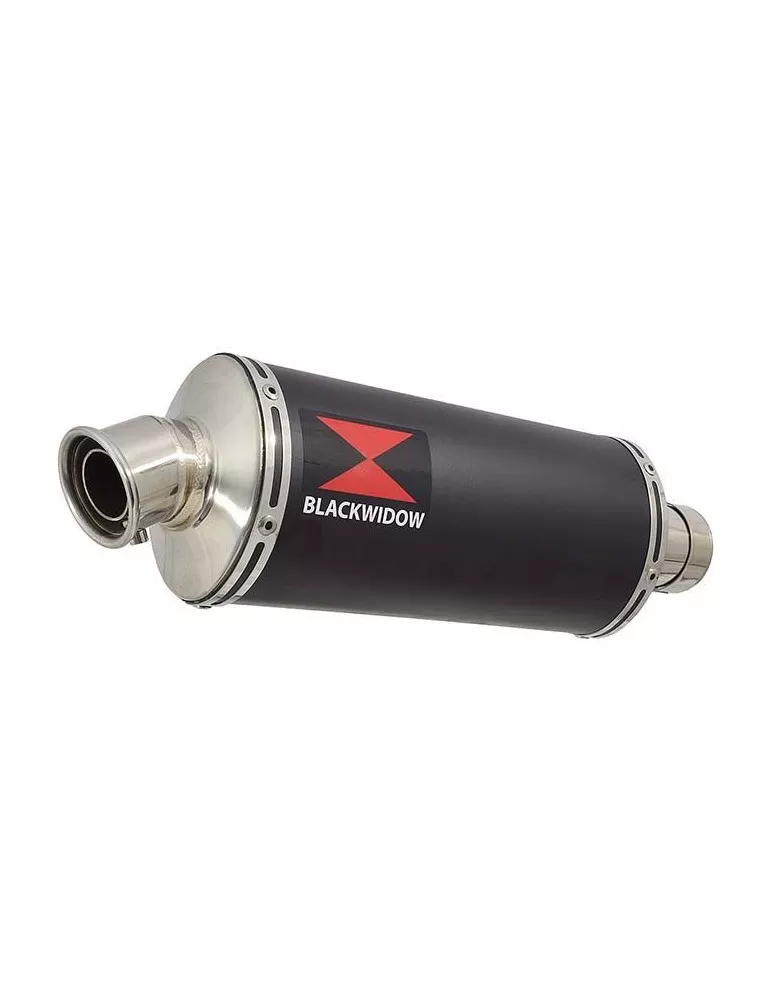 CBR600 CBR 600 91-98 FM-FW tube de raccord et Silencieux Ovale Noir En Inox 300mm