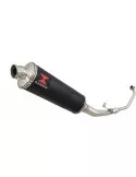 CBR 125 CBR125R 2011 - 2017 Diamètre XI Ligne complète & Silencieux Ovale Noir En Inox 400mm