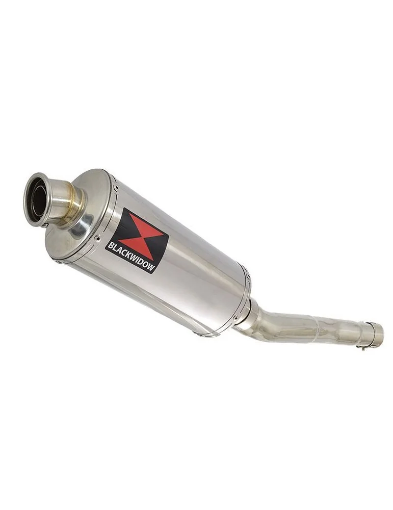 CBR250R MC41 2011-2014 Tube de raccord & Silencieux Ovale En Inox 300mm