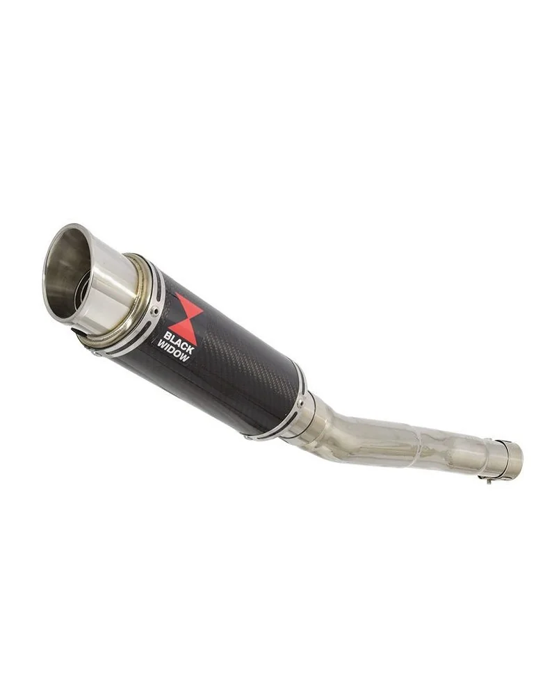 CBR250R MC41 2011-2014 Tube de raccord & Silencieux GP Rond En Carbone 230mm