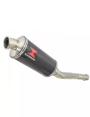 CBR250R MC41 2011-2014 Tube de raccord & Silencieux Ovale En Carbone 300mm
