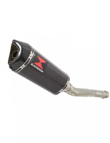 CBR250R MC41 2011-2014 Tube de raccord & Silencieux Hexagonale En Carbone + Carbone Tip 300mm