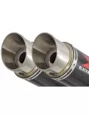 ZZR1200 ZZR 1200 4-2 Silencieux Kit & Silencieux GP Rond En Carbone 360mm