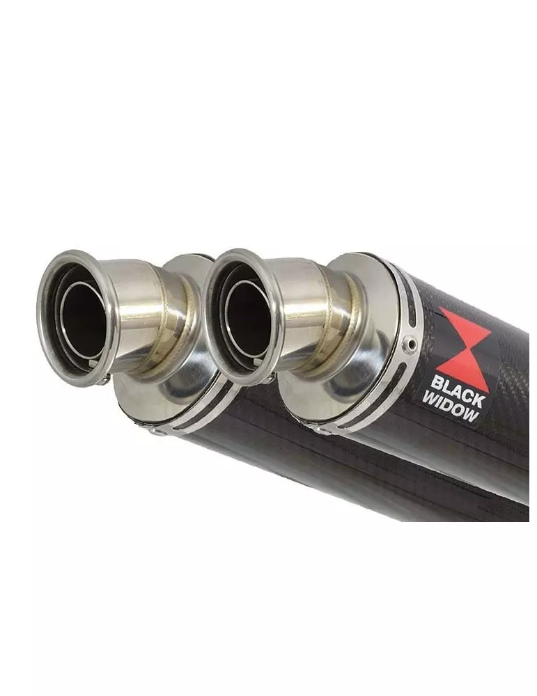 ZZR1200 ZZR 1200 4-2 Silencieux Kit / Silencieux Rond En Carbone 350mm