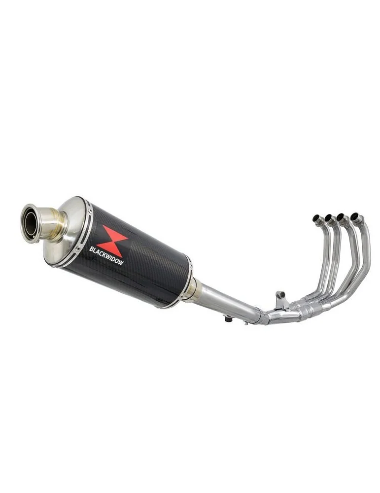 CBR600 CBR 600 FX FY 1999 2000 Ligne complète & Silencieux Ovale En Carbone 300mm