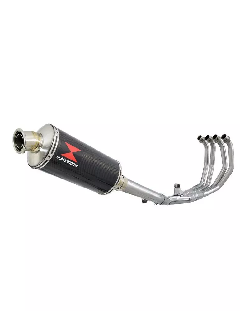 CBR600 CBR 600 FX FY 1999 2000 Ligne complète & Silencieux Ovale En Carbone 300mm