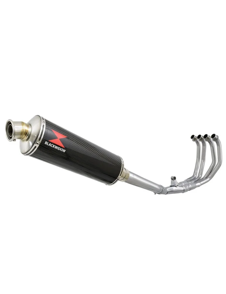 CBR600 CBR 600 FS1 FS2 Sport 2001 2002 Ligne complète & Silencieux Ovale En Carbone 400mm