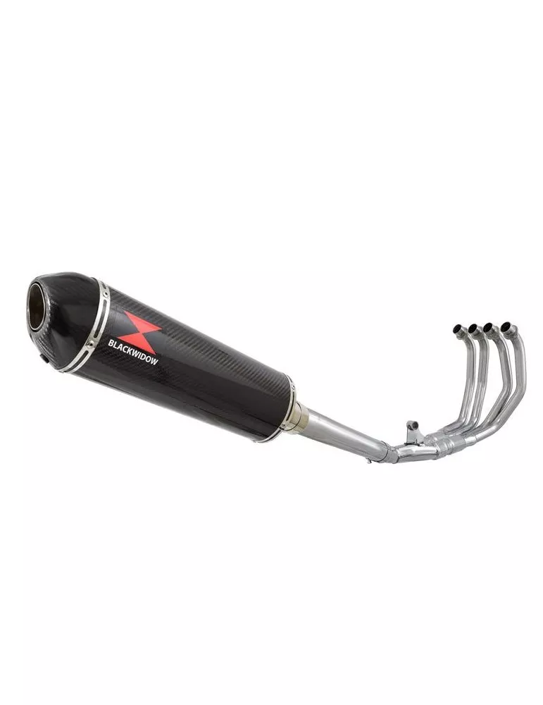 CBR600 CBR 600 FS1 FS2 Sport 2001 2002 Ligne complète & Silencieux Ovale En Carbone + Carbone Tip 400mm
