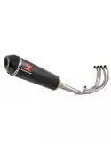 CBR600 CBR 600 FS1 FS2 Sport 2001 2002 Ligne complète & Silencieux Ovale En Carbone + Carbone Tip 400mm