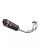 CBR600 CBR 600 FS1 FS2 Sport 2001 2002 Ligne complète & Silencieux Ovale Noir En Inox & En Carbone Tip 30