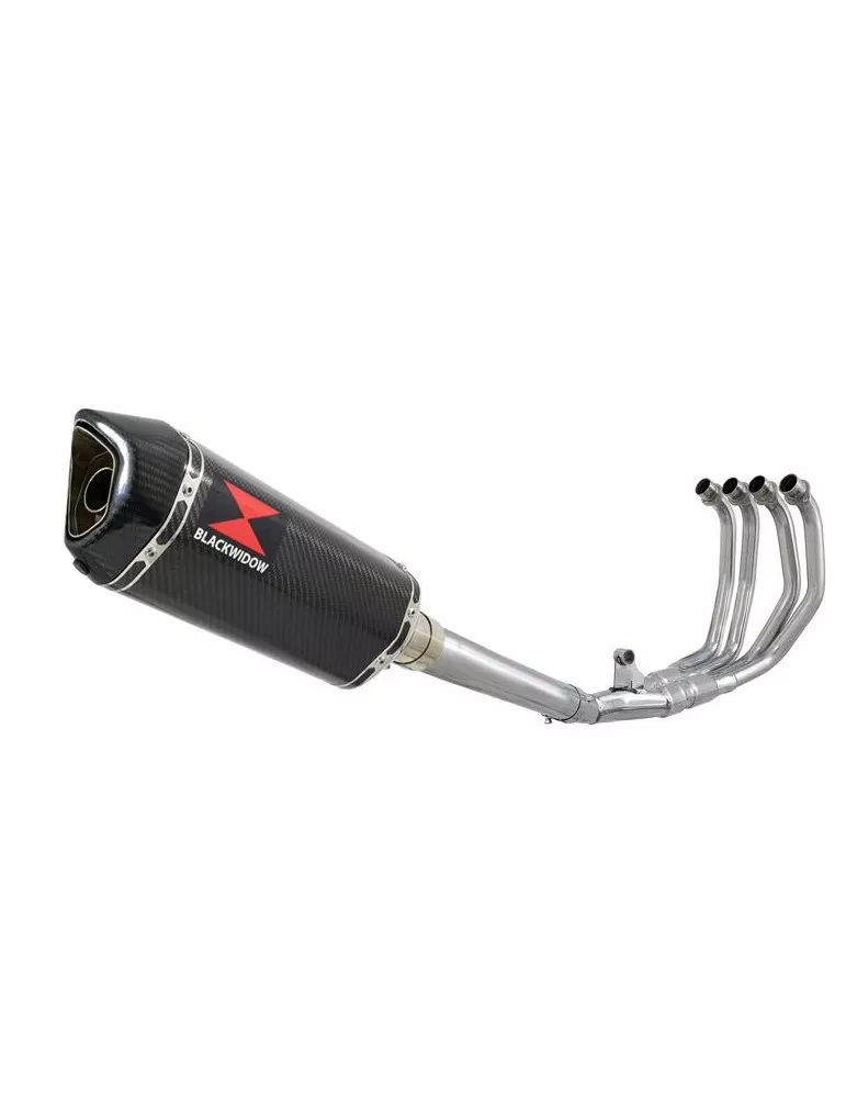 CBR600 CBR 600 FS1 FS2 Sport 2001 2002 Ligne complète & Silencieux Hexagonale En Carbone + Carbone Tip 300mm