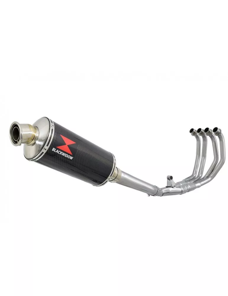CBR600 CBR 600 FS1 FS2 Sport 2001 2002 Ligne complète & Silencieux Ovale En Carbone 300mm