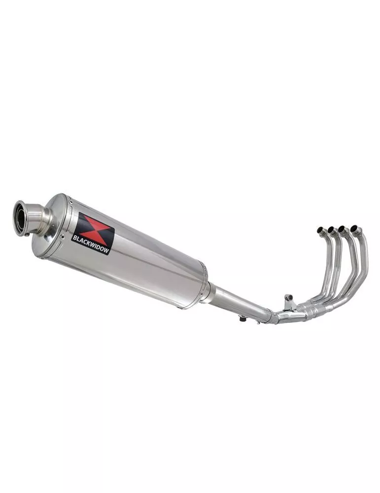 CBR600 CBR 600 FX FY 1999 2000 Ligne complète & Silencieux Ovale En Inox 400mm