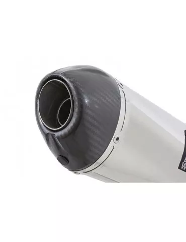 CBR600 CBR 600 F1 F2 F3 F4 F5 F6 F7 2001-2007 Tube de raccord et Silencieux Ovale En Inox + Carbone Tip 200mm