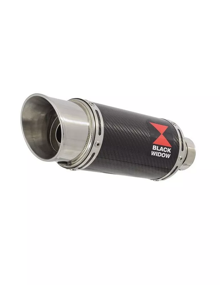 CBR600 CBR 600 F1 F2 F3 F4 F5 F6 F7 2001-2007 Tube de raccord et Silencieux Rond En Carbone 200mm