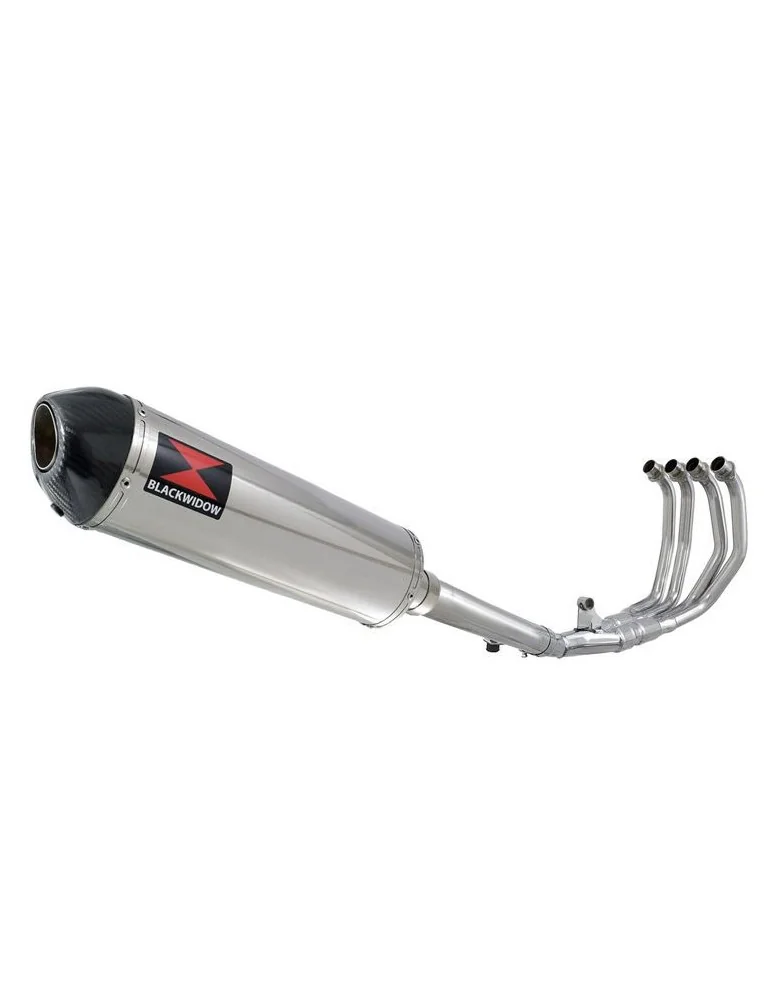 CBR600 CBR 600 F1 F2 F3 F4 F5 F6 F7 2001-2007 Ligne complète & Silencieux Ovale En Inox + Carbone Tip 400mm