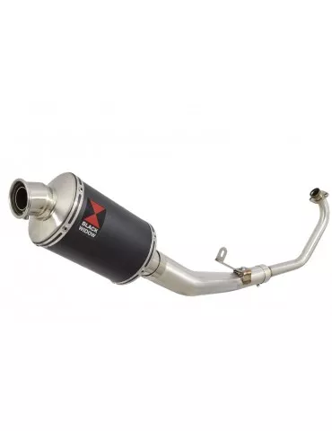 CBR 125 CBR125R 2011 - 2017 Diamètre XI Ligne complète & Silencieux Ovale Noir En Inox 230mm