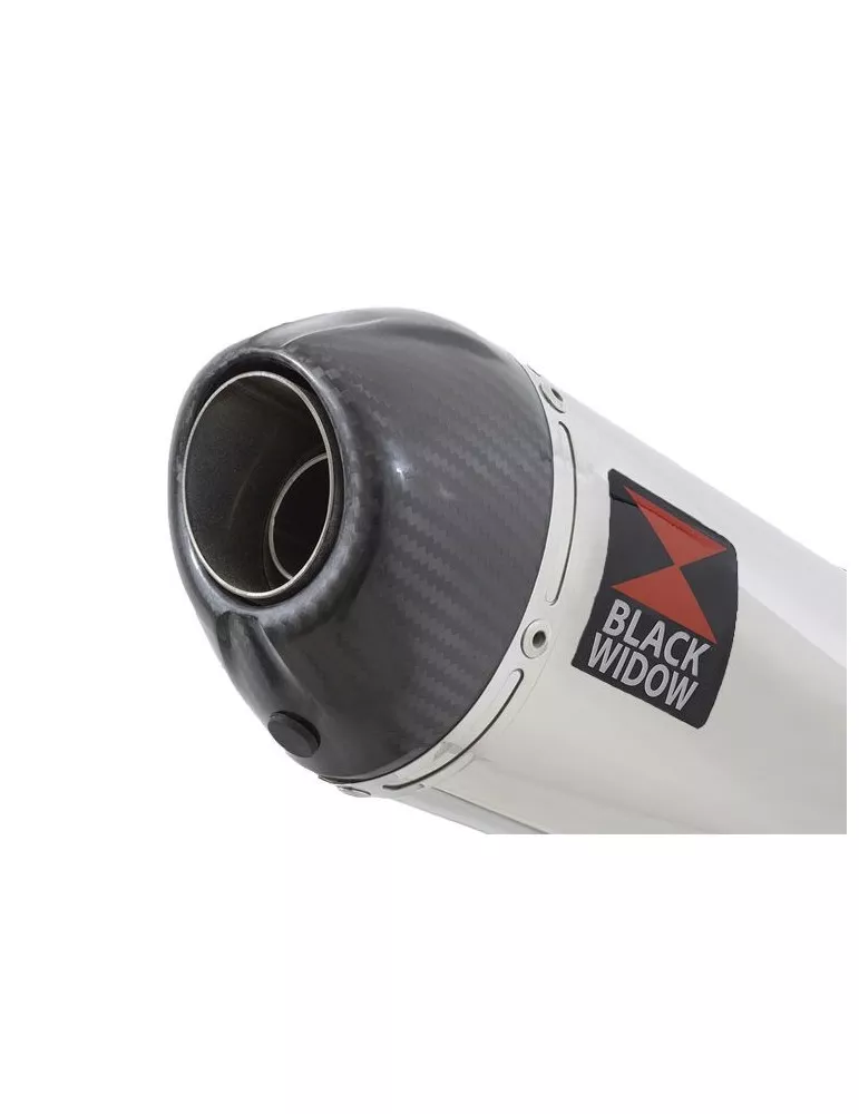 CBR 125 CBR125R 2011 - 2017 Diamètre XI Ligne complète & Silencieux Ovale En Inox & Carbone Tip 200mm