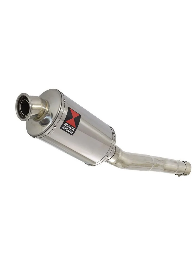 CBR250R MC41 2011-2014 Tube de raccord & Silencieux Ovale En Inox 230mm