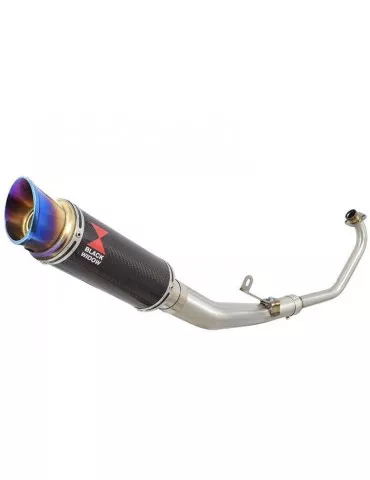 CBR 125 CBR125R 2011 - 2017 Diamètre XI Ligne complète & Silencieux GP Rond En Carbone + Inox Anodisé 230mm