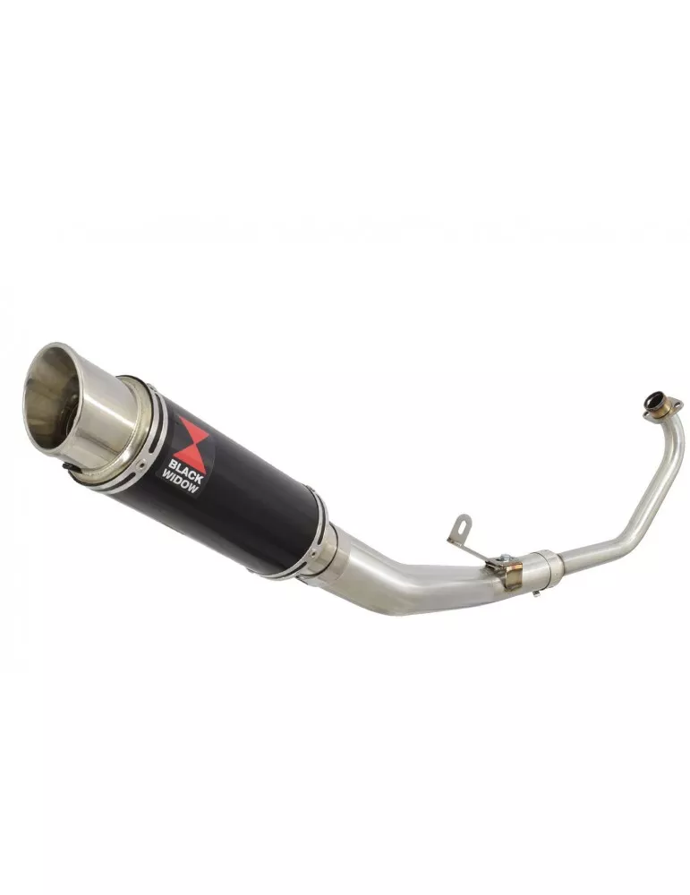 CBR 125 CBR125R 2011 - 2017 Diamètre XI Ligne complète & Silencieux GP Style Rond Noir En Inox 230mm