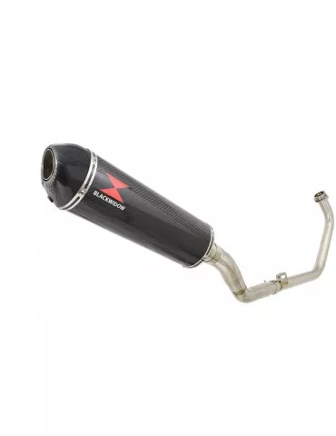 CBR250R MC41 2011-2014 Decata Ligne complète + Silencieux Ovale En Carbone + Carbone Tip 400mm