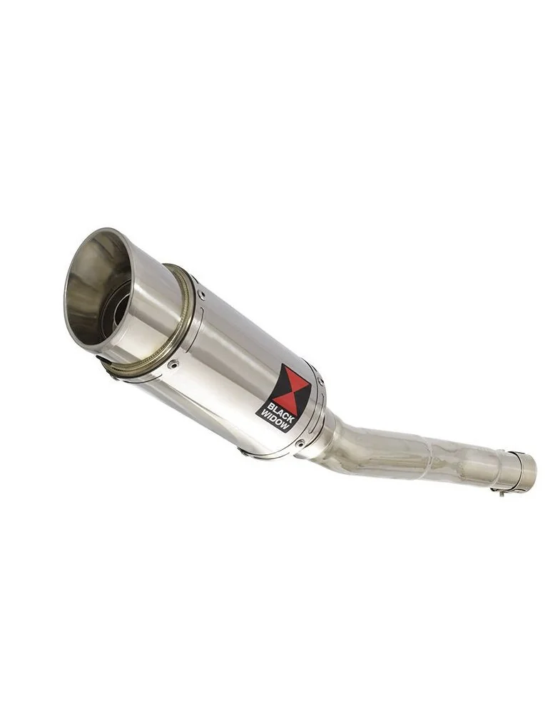 CBR250R MC41 2011-2014 Tube de raccord & Silencieux Rond En Inox 200mm