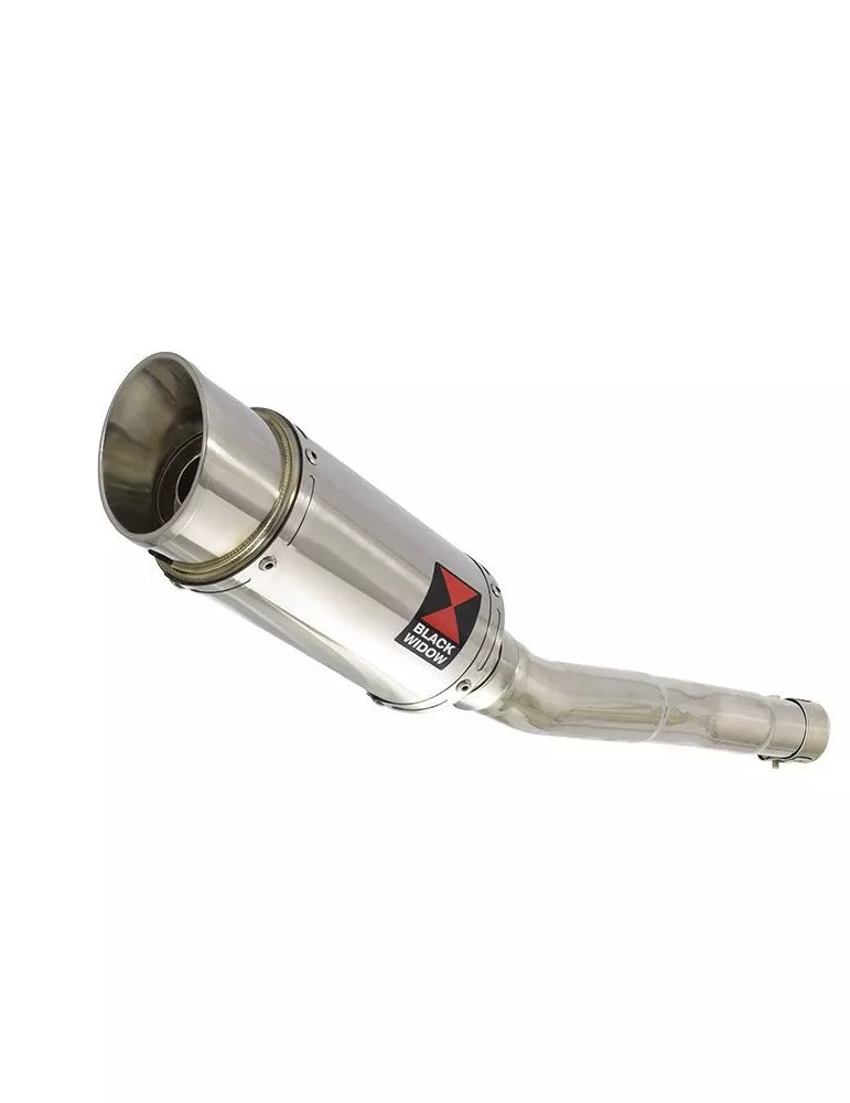 CBR250R MC41 2011-2014 Tube de raccord & Silencieux Rond En Inox 200mm