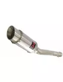 CBR250R MC41 2011-2014 Tube de raccord & Silencieux Rond En Inox 200mm
