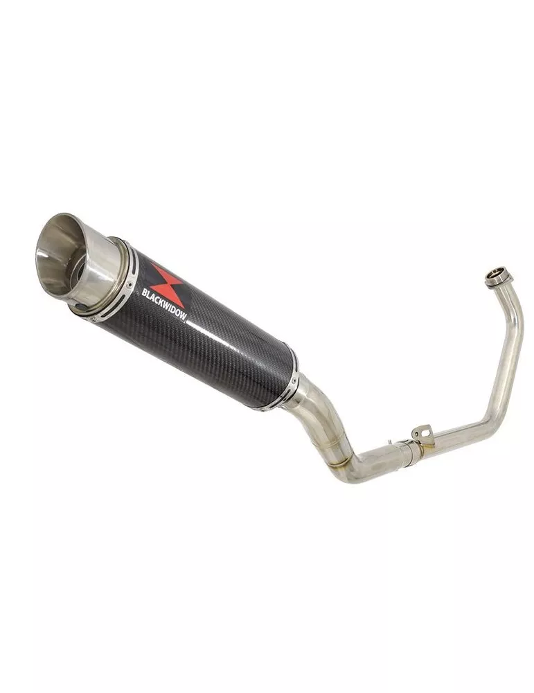 CBR250R MC41 2011-2014 Decata Ligne complète + Silencieux GP Rond En Carbone 360mm