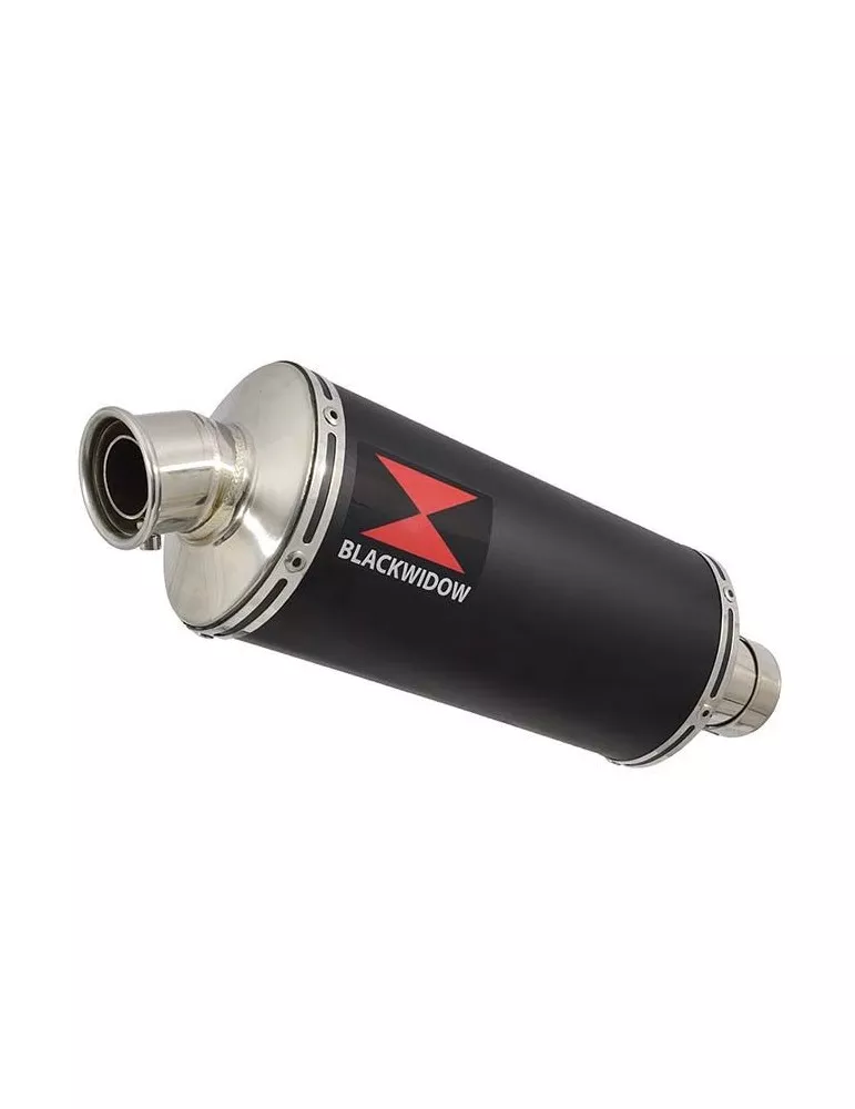 ZZR1200 ZZR 1200 4-1 Ligne complète & Silencieux Ovale Noir En Inox 300mm