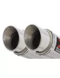 ZZR1200 ZZR 1200 4-2 Silencieux kit & Silencieux Rond GP style En Inox 230mm